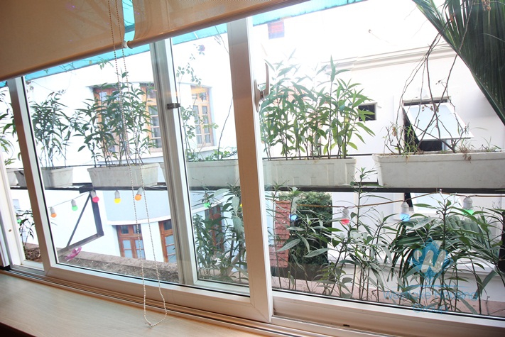 Wonderful duplex apartment for rent with 2 bedrooms and large terrace in Tay Ho, Hanoi 